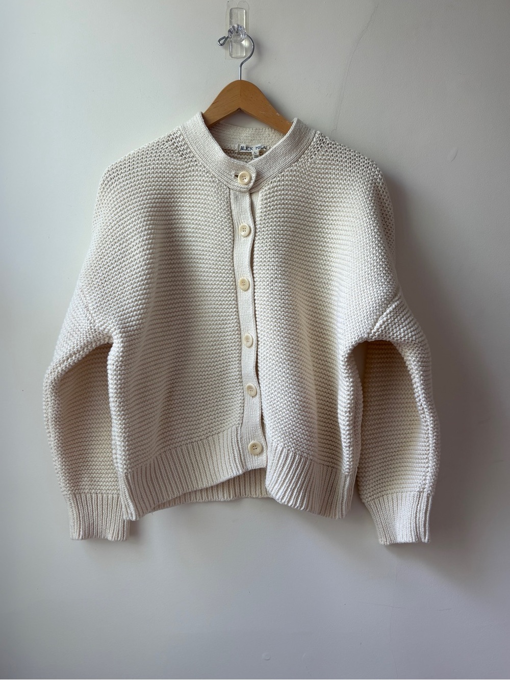Alex Mill Nico Cotton Knit Cardigan - Picture 4 of 13